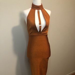 Bodycon House of CB halter top dress
